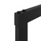 vidaXL - Haardhoutrek - 110x30x61 - cm - staal - zwart