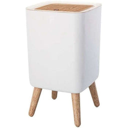 Vrijstaande duwbak voor badkamer - MALMO SQUARE - KITCHEN MOVE - 10L - Designer hout