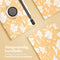 imoshion Tablet Hoes Geschikt voor Samsung Galaxy Tab S9 11.0 inch FE Plus - imoshion 360° Draaibare Design Bookcase 2.0 - Meerkleurig /Yellow Flowers