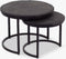 Salontafel set 60-45 cm - zwarte salontafel - salontafels - salontafel