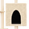 vidaXL - Kattenmeubel - met - sisal - krabpalen - 117 - cm - lichtgrijs