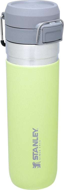Stanley Quick Flip Waterfles 0,7L | Citron | Lekvrije Drinkfles | Roestvrijstalen Waterfles | Afsluitdeksel met Drukknop | BPA-Vrij | Compatibel met Bekerhouders | Vaatwasmachinebestendig