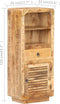 vidaXL - Hoge - kast - 45x32x110 - cm - ruw - mangohout