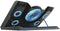 Trust GXT 1125 Quno - Laptop Cooling Stand - 5 ventilatoren met blauwe verlichting - Zwart