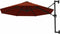 vidaXL - Wandparasol - met - metalen - paal - 300 - cm - terracottakleurig