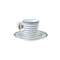 Laura Ashley Blueprint Collectables 2 Kop en Schotels / Espresso kopjes - Geschenkset - 9 cl. - Porselein