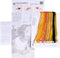 Thea Gouverneur - Borduurpakket met telpatroon - 437 - Voorgesorteerde DMC Garens - Oost-Indische Kers Vlinder - Linnen - 29 cm x 18 cm - DIY Kit