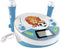 X4 Tech Bobby Joey Jam Box Kinder CD-speler Bluetooth, AUX, CD, USB, SD Incl. karaoke-functie, Incl. microfoon Blauw