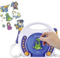 X4 Tech Bobby Joey Kinder Cd-Speler Cd Sd Usb Incl. Microfoon Blauw