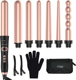 Bestope 6 in 1 Krultang - Keramische Haarkruller 13-32mm - Rosé goud