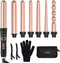 Bestope 6 in 1 Krultang - Keramische Haarkruller 13-32mm - Rosé goud