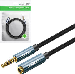 Ugreen AV118 - AUX verlengkabel 3,5 mm - 2 m - Blauw