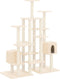 vidaXL - Kattenmeubel - met - sisal - krabpalen - 145 - cm - lichtgrijs