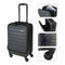 ProWorld FB5000420 - Handbagagekoffer - 37 liter - 35 x 22 x 55,5 cm - Zwart
