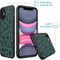 iMoshion Design voor de iPhone 11 hoesje - Luipaard - Groen / Zwart