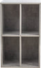 Vinyl lp platen kast - opbergen lp platen - platenspeler meubel - grijs beton