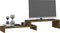 vidaXL - Monitorstandaard - (52-101)x22x14 - cm - grenenhout - honingbruin