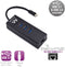 Ewent EW1141 - 3-Port USB Hub - USB 3.2 Gen1 5 Gbps met Gigabit Ethernet - Zwart