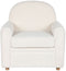 Armstoel DKD Home Decor Wit Polyester Hout 79 x 72 x 86 cm