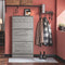 SoBuy FSR137-L-HG - Schoenenkast - 3 Kleppen - 60 x 23 x 115 cm - Grijs