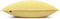 Zohome Kussensloop Lino - Kussenhoes van 40x80 cm - 1 stuk - 100% Katoen - Geel