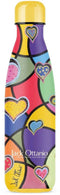 IZY Drinkfles - 46 Hearts of Diamonds - Inclusief donatie - Waterfles - Thermosbeker - RVS - 12 uur lang warm - 500 ml