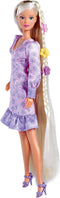 Steffi Love - Flower Hair - Steffi met extra lang haar en 6 haarclips, vlechthulpmiddel en borstel - Modepop - 29 cm