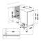 Whirlpool WSIO 3T223 PE X - Ingebouwde Vaatwasser - 10 Couverts - 6th Sense Technologie - Eco E