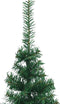 vidaXL - Kunstkerstboom - hoek - 240 - cm - PVC - groen