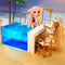 Rainbow High Color Change Pacific Coast Zwembad & Beach Club Speelset - Poppenstrandset