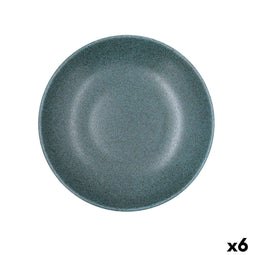 Bidasoa Element - Diep bord - Keramisch Ø 23 cm - Blauw (6 Stuks)