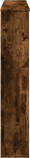 vidaXL - Haardombouw - 100x20x100 - cm - bewerkt - hout - gerookt - eikenkleurig