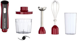 Russell Hobbs Desire Red - 3-in-1 Staafmixer - 500W 2 snelheden - Rood
