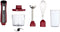 Russell Hobbs Desire Red - 3-in-1 Staafmixer - 500W 2 snelheden - Rood