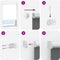 vidaXL - Rolgordijn - verduisterend - 145x210 - cm - stofbreedte - 141,6 - cm