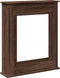 vidaXL - Haardombouw - 75x20x87,5 - cm - bewerkt - hout - bruin - eikenkleurig