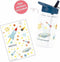 Back to school set - Drinkfles / 4 Snackdozen / Lunchbox - Ruimte - A Little lovely company