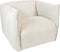 Liviza Fauteuil met armleuning Nuvio - Stof - Rechthoek Grijs - 69 cm , 97 cm , 92 cm