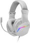 Mars Gaming MH122 - Gaming koptelefoon met microfoon - RGB - Wit