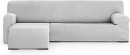 Hoes voor chaise longue met korte armleuning links Eysa ULISES Parelgrijs 110 x 110 x 310 cm