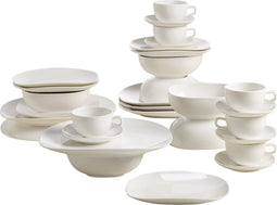 Maxwell & Williams Bisou - Serviesset - 30 delig - Wit (30 stuks)