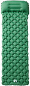 vidaXL - Kampeermatras - met - kussen - opblaasbaar - 1-persoons - groen