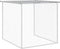 vidaXL - Kippenhok - met - dak - 803x98x90 - cm - gegalvaniseerd - staal - lichtgrijs