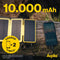 Aqiila Powerbird BS10 - Powerbank - 10.000 mAh - 4 zonnepanelen - Geel