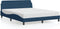 vidaXL - Bedframe - met - hoofdeinde - zonder - matras - 160x200 - cm - stof - blauw