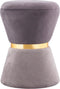 SVJ Kruk Rond - 32 x 32 x 42 cm - Polyester - Lichtgrijs