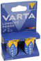 Varta High Energy C - Alkaline Batterijen - Krachtige energie 1,5 Volt - (2 stuks)