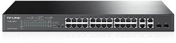 TP-Link JetStream TL-SL2428P - Managed Switch - 24x PoE+ (802.3at) - 180W PoE-budget - 4x 1Gbps (2 stuks)