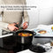 Royalty Line® OS1014 - Pannenset Inductie - 17 Delige - PFOA & PTFE Vrij - Zwart