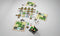 Ravensburger Minecraft - Bordspel - 64 houten blokken - 30 minuten speeltijd